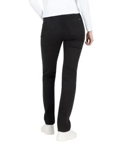 Mac Angela Jeans Slim Fit in schwarzem Black-Black