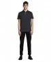 Herren Shirt Epaulos von Jack & Jones in Dark Grey Melange