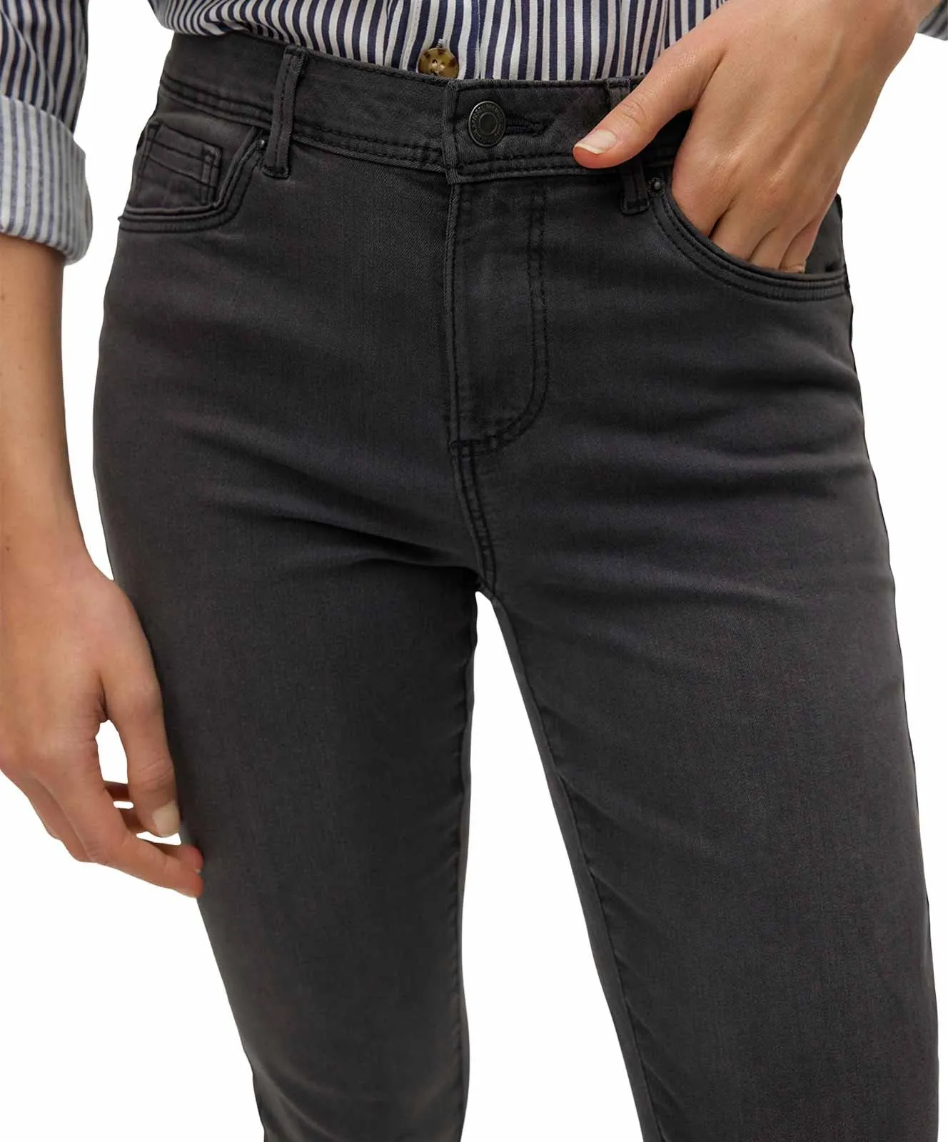 Damen Jeans Tanya von Vero Moda in Dark Grey