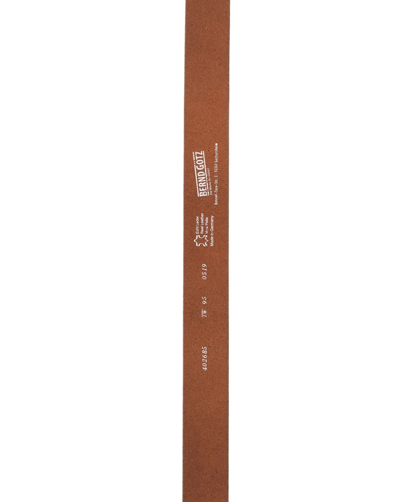 Herren Gürtel 4cm Büffel Ledergürtel von Bernd Götz in Braun