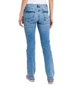 Cross Jeans Rose mit Regular Fit in hellblauer Verwaschung