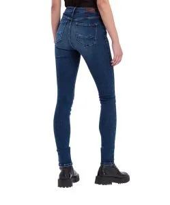 Cross Damen-Jeans Skinny Fit Alan in dunklem Ocean Blue