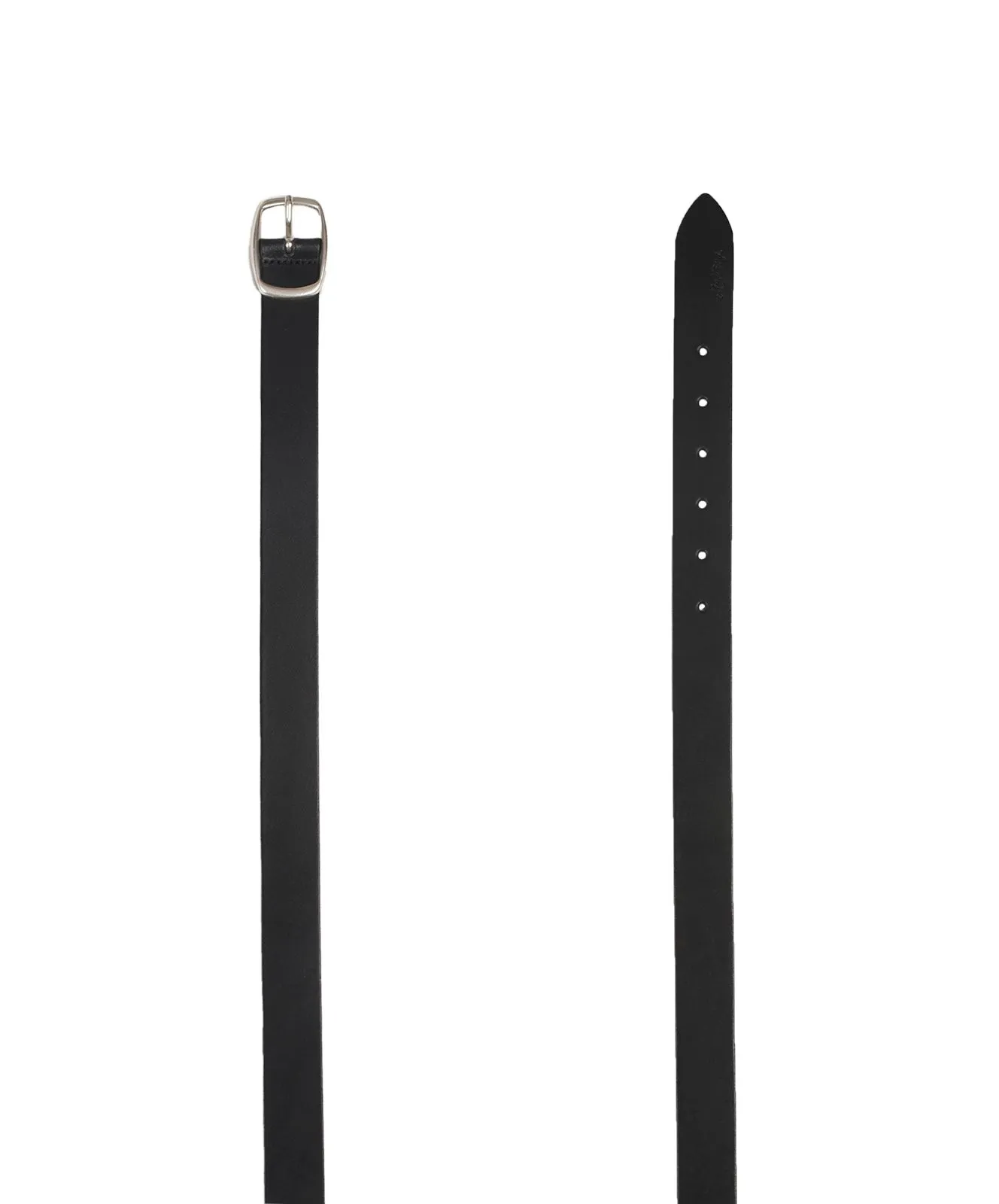 Damen Gürtel 3cm Ledergürtel mit Logo-Schriftzug von Mustang in Black