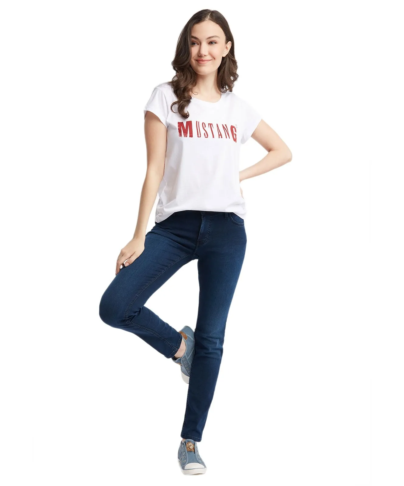 Damen Jeans Sissy Slim von Mustang in Stone Washed