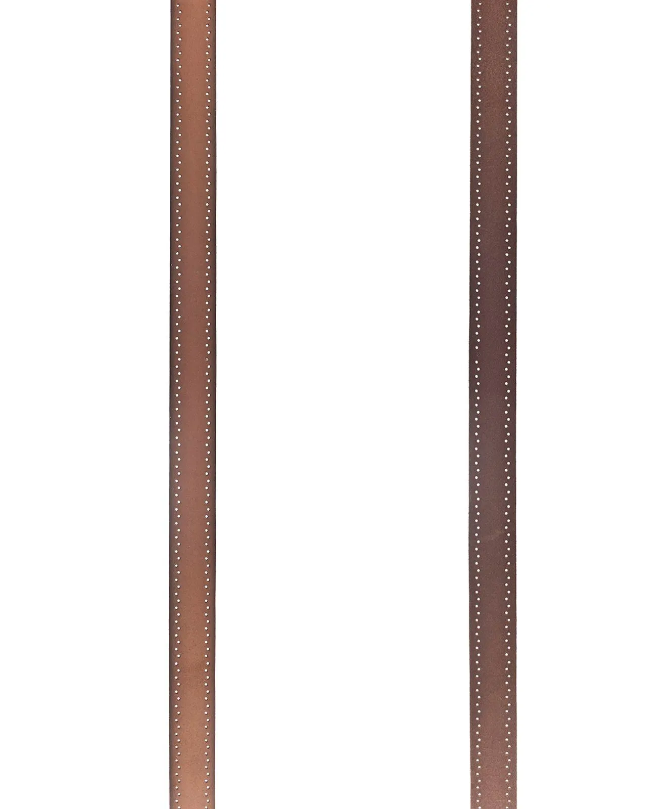 Damen Gürtel 35 mm Veloursgürtel mit Lochperforation von Mustang in Cognac
