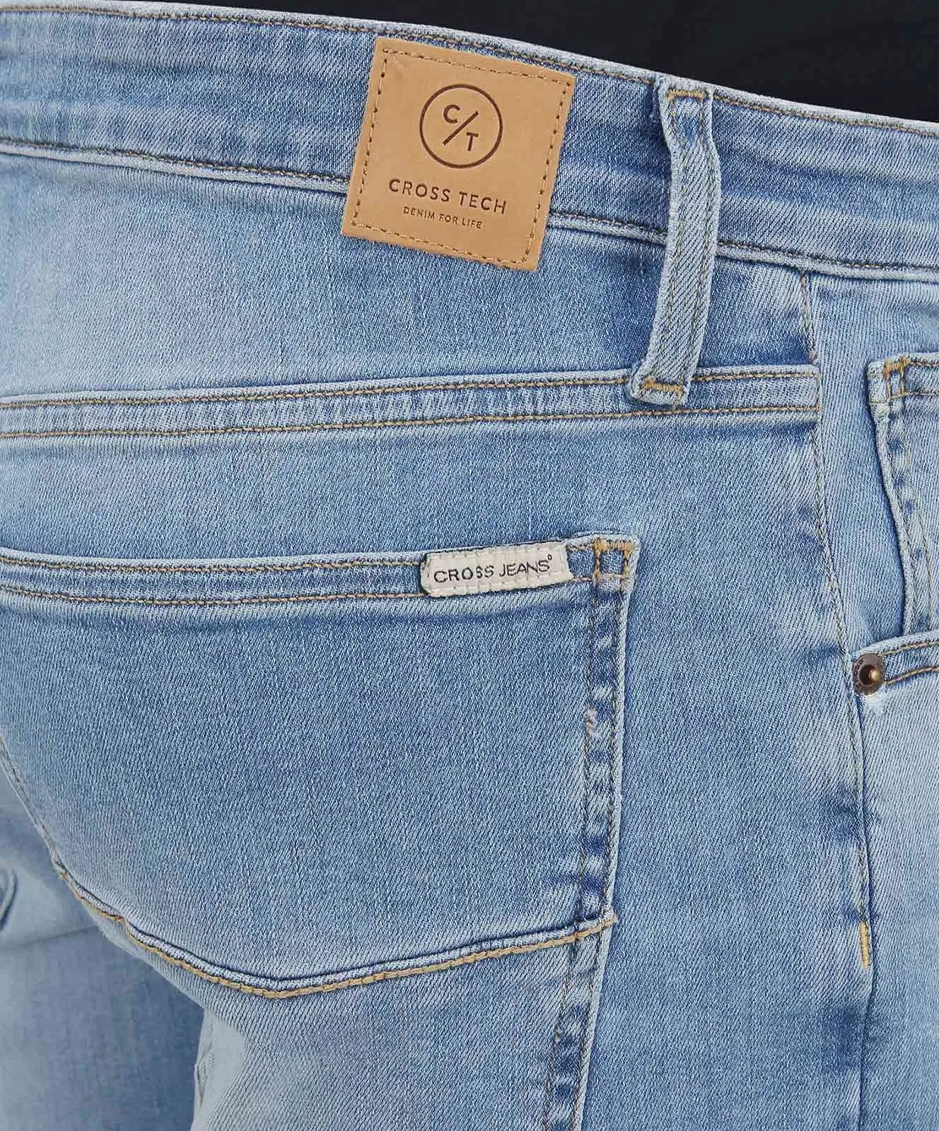 Herren Jeans Damien von Cross in Light Blue