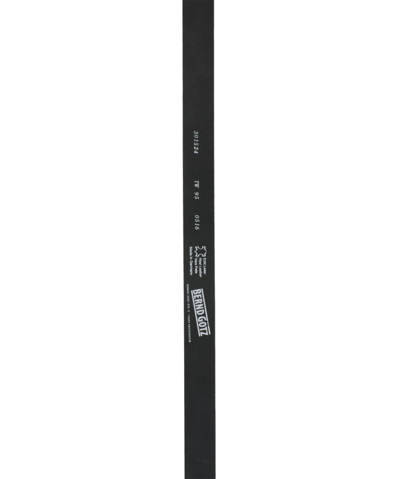 Damen Gürtel 3cm Softledergürtel von Bernd Götz in Black