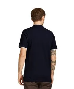 Jack & Jones Poloshirt Paulos in Dunkelblau mit Mao Kragen