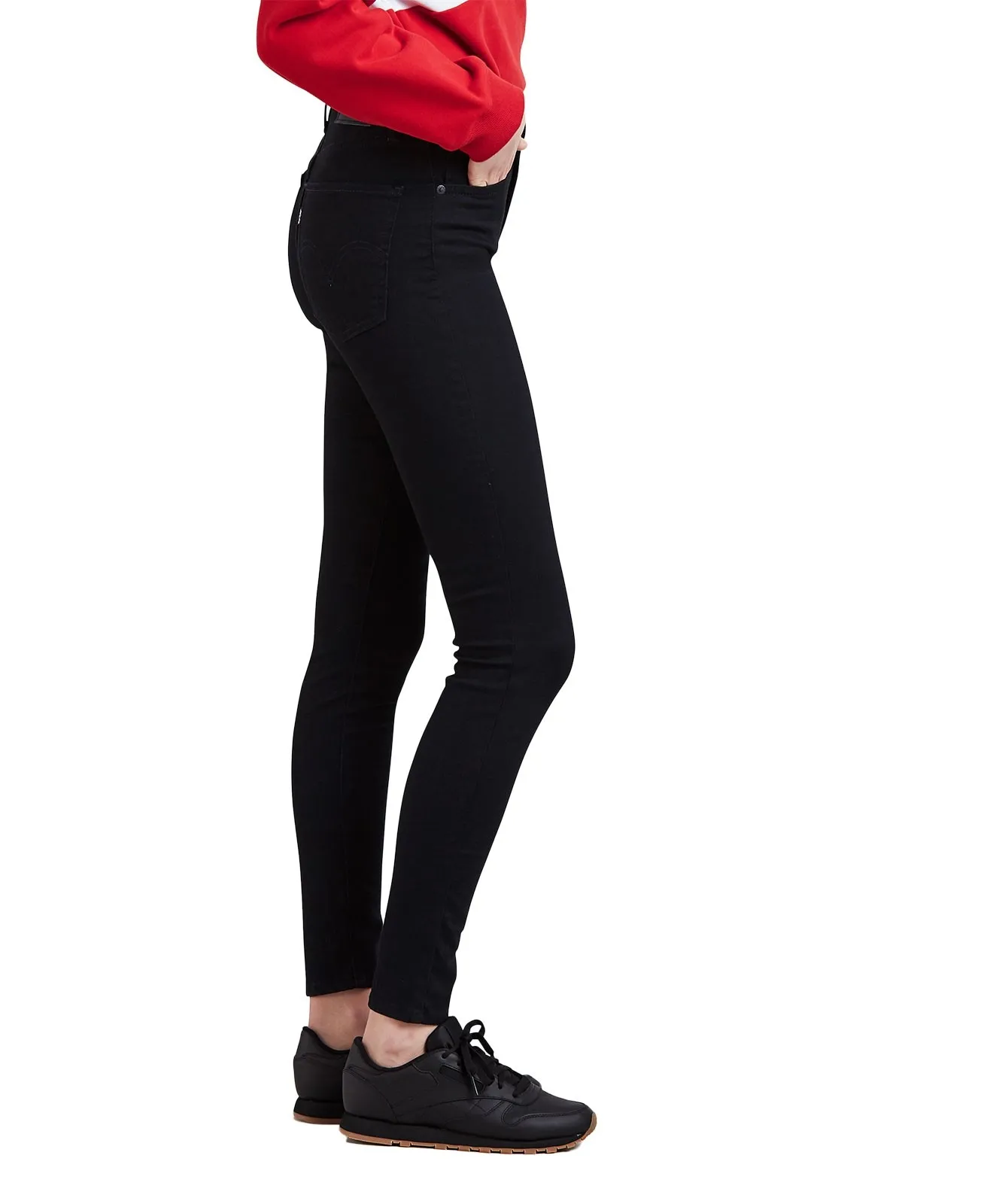 Damen Jeans Mile High von Levis in Black Celestial