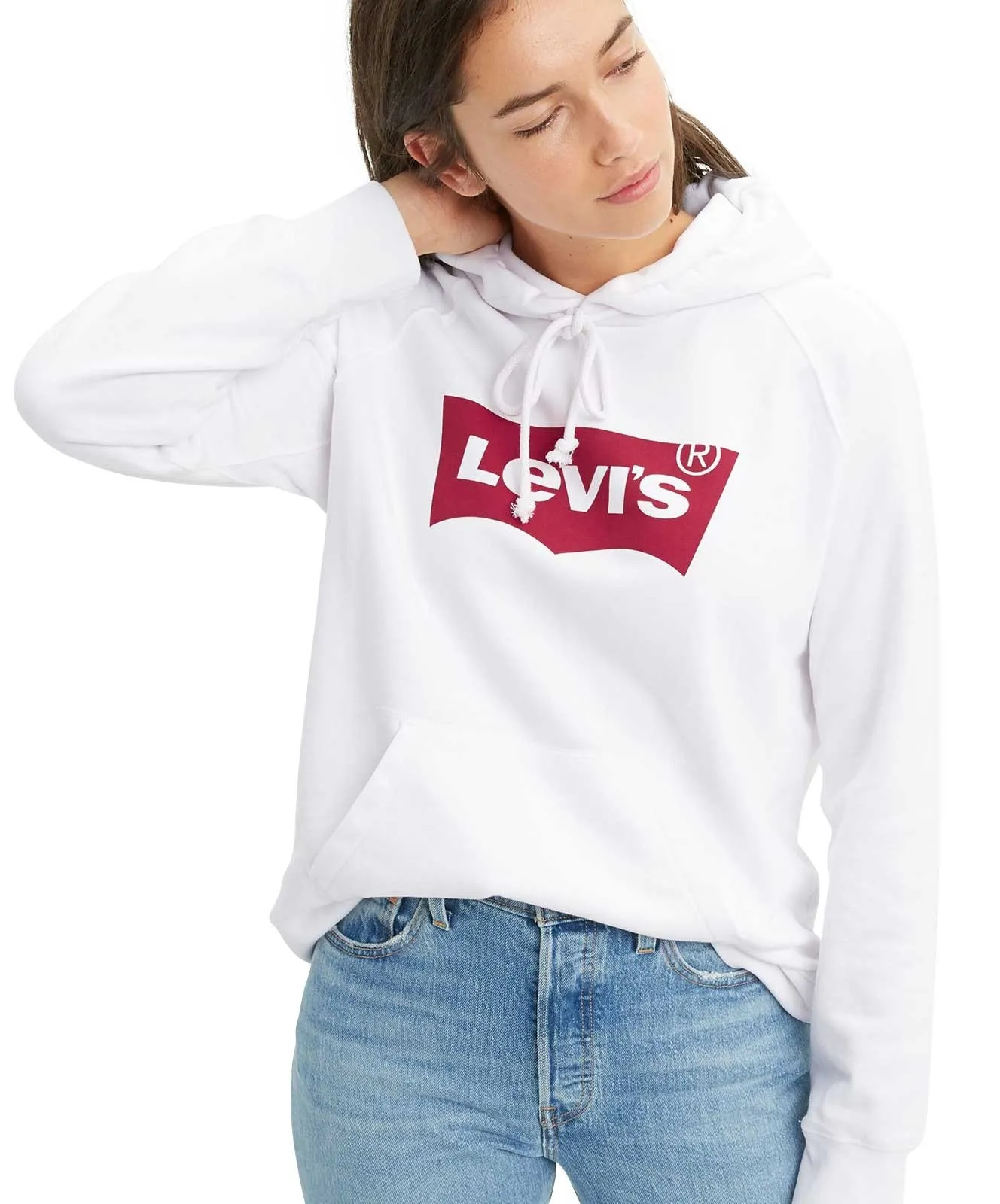 Damen Pullover Graphic Sport von Levis in White