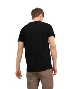 Jack & Jones Bio Baumwolle T Shirt Basher Tee in Schwarz