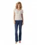 Damen Shirt Wide Stripe von Vero Moda in Sepia Rose Snow white
