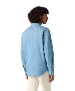 Levis Herrenhemd Barstow Western in hellblauem Stone