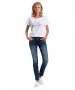 Damen Jeans Loie von Cross in Dark Blue Used