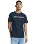 Herren Shirt Corp Logo Tee von Jack & Jones in Navy Blazer