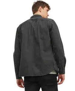 Jack & Jones Jeanshemd Heridan in Schwarz