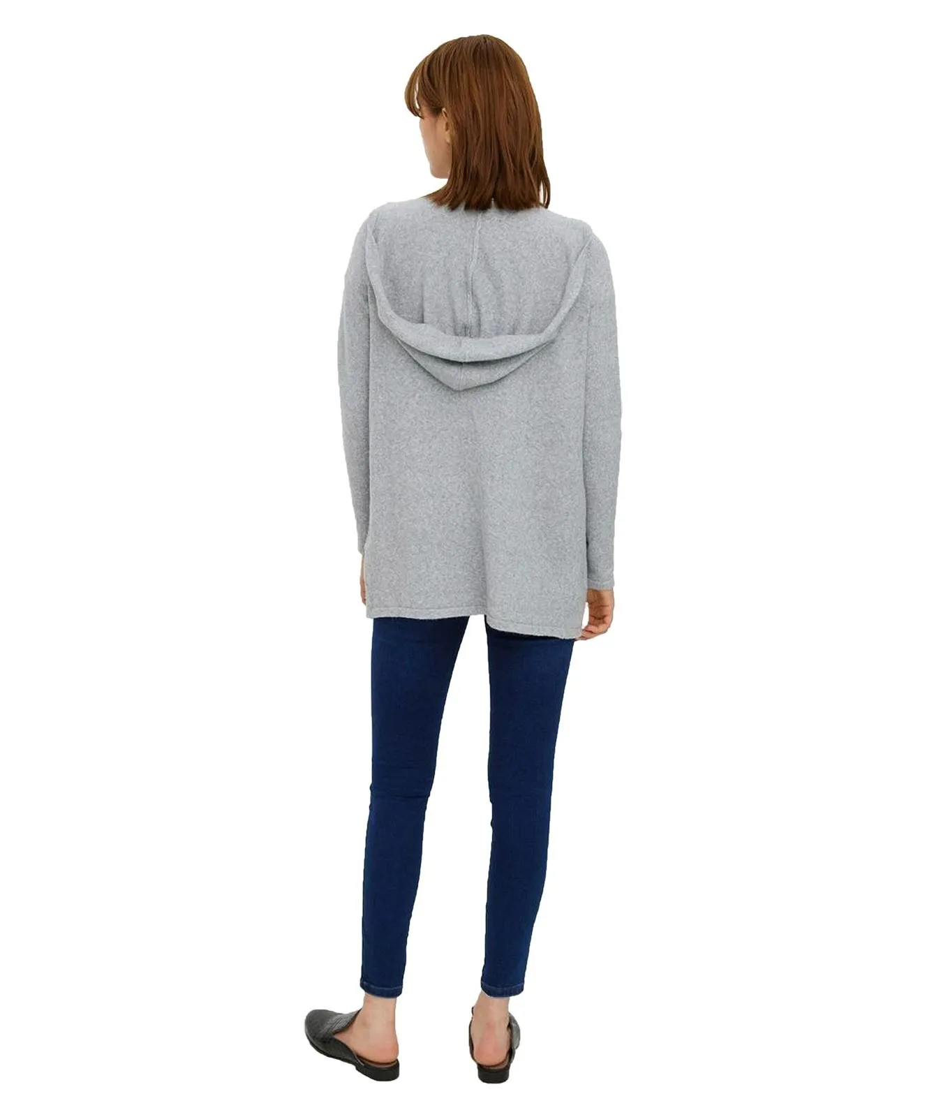 Damen Jacke Doffy von Vero Moda in Light Grey Melange