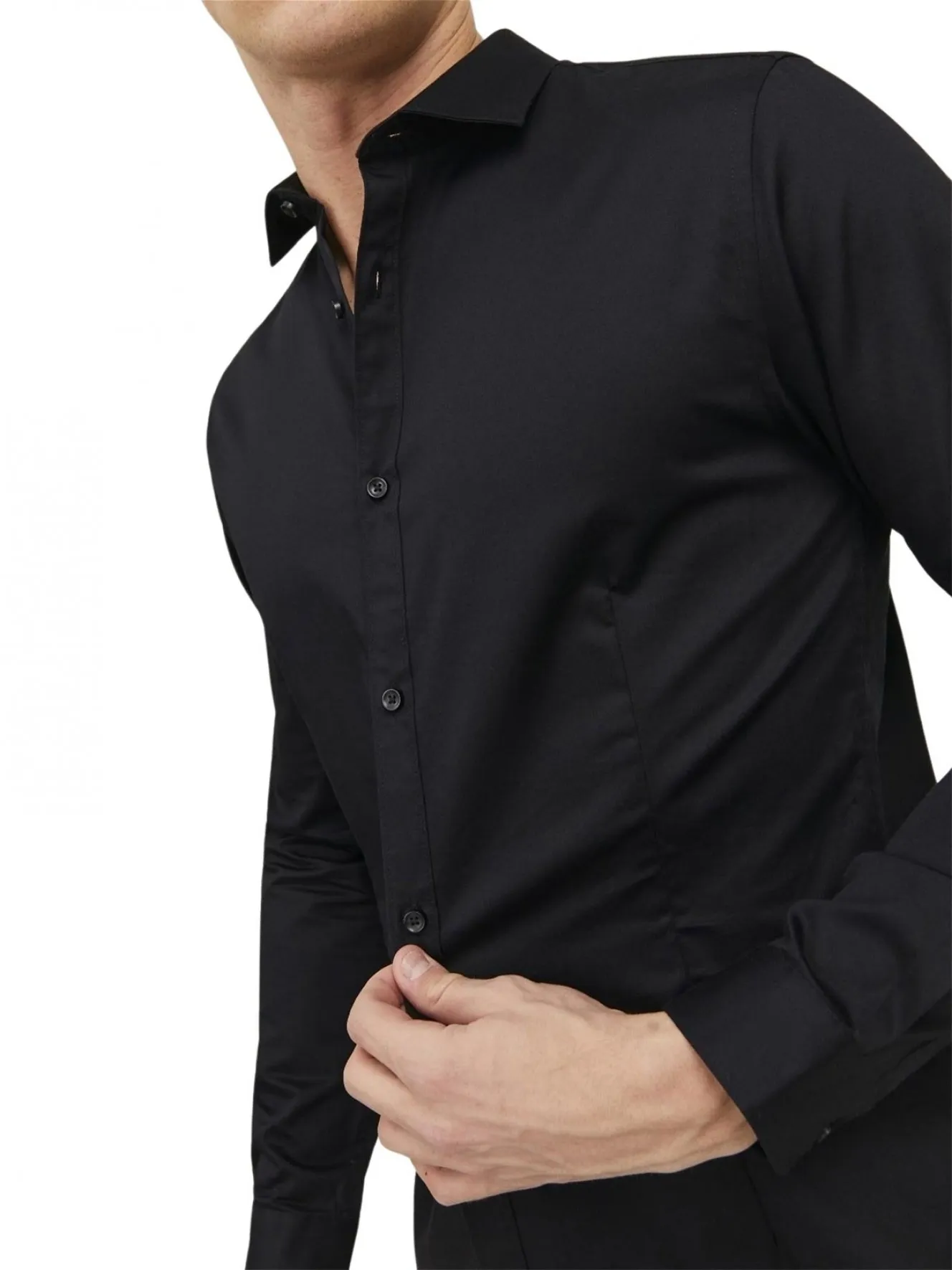 Herren Hemd Parma von Jack & Jones in Black