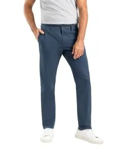 MAC Lennox Chinohose in Blau mit Minimal Print