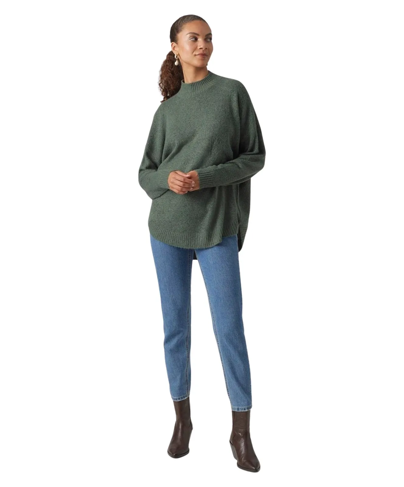 Damen Pullover Plaza von Vero Moda in Dark Forest