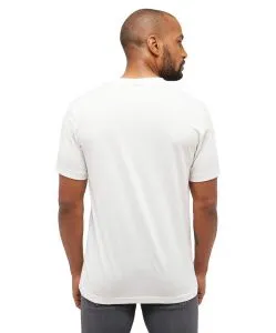 Mustang Print T-Shirt Austin aus Baumwolle in Weiß