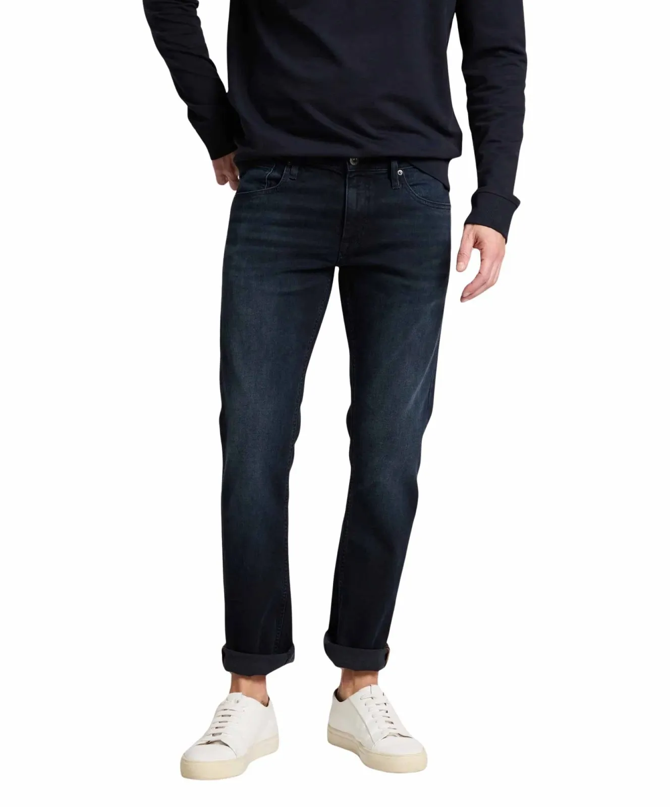 Herren Jeans Damien von Cross in Blue Black