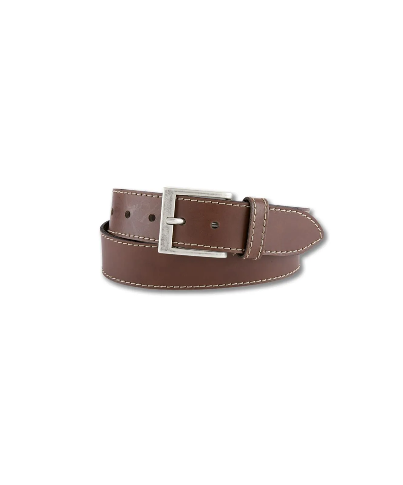 Herren Gürtel 402046 4cm Pull-Up Lederg. Naht von Bernd Götz in Cognac