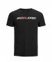 Herren Shirt Corp Logo Tee von Jack & Jones in Black