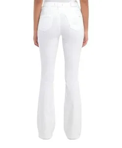 LTB Flared Jeans Novi in Weiß mit hohem Bund