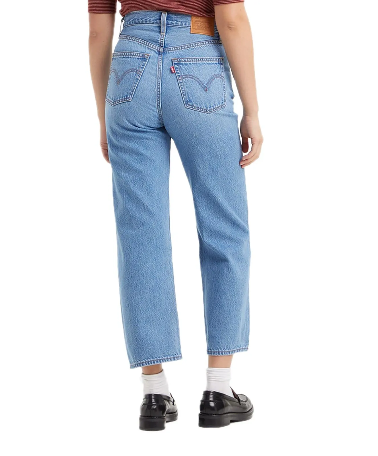 Damen Jeans Ribcage Straight Ankle von Levis in In The Middle