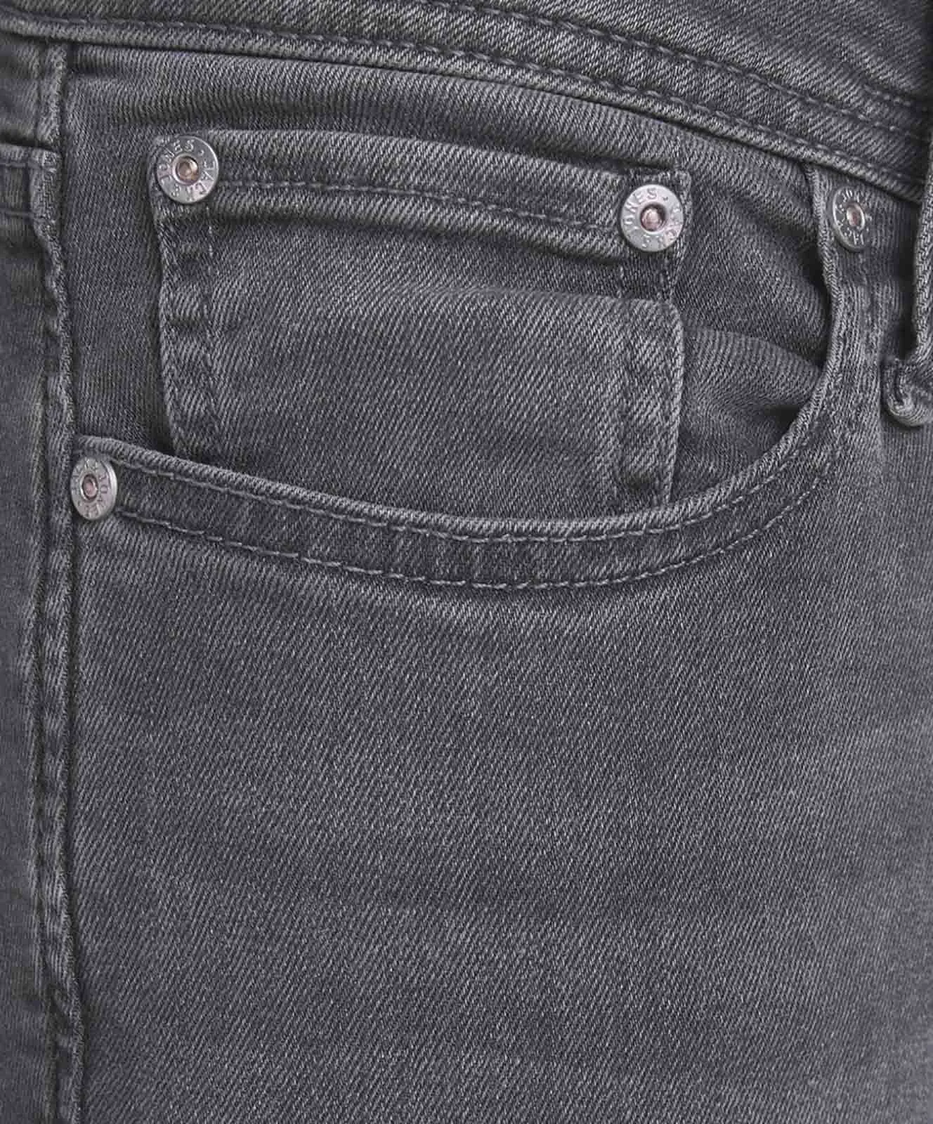 Herren Jeans Liam von Jack & Jones in Grey Denim