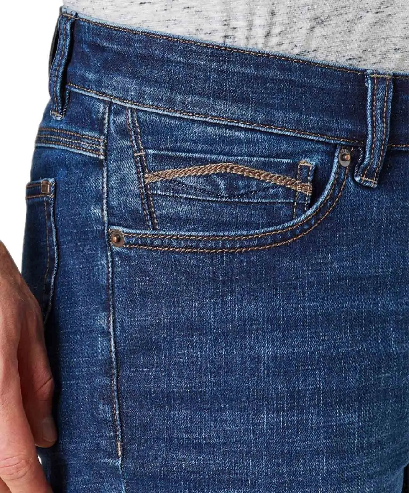 Herren Jeans Ranger Pipe von Paddocks in Medium Blue Soft Used