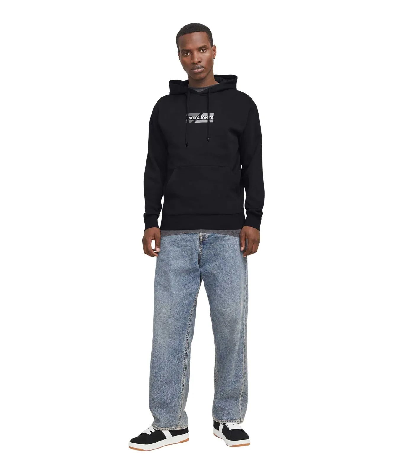 Herren Pullover Corp Graphic von Jack & Jones in Black