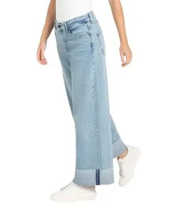 MAC Jeans Nevada Wide Leg in Hellblau