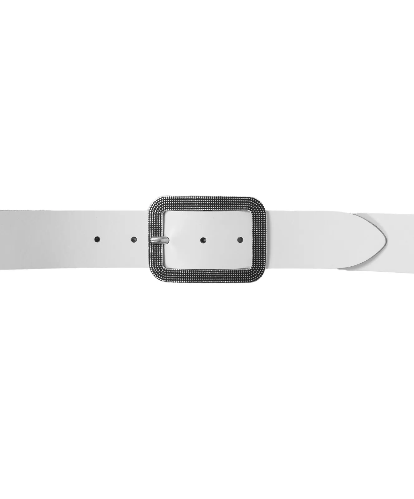 Damen Gürtel 4cm Nappaleder Gürtel von Bernd Götz in Weiß