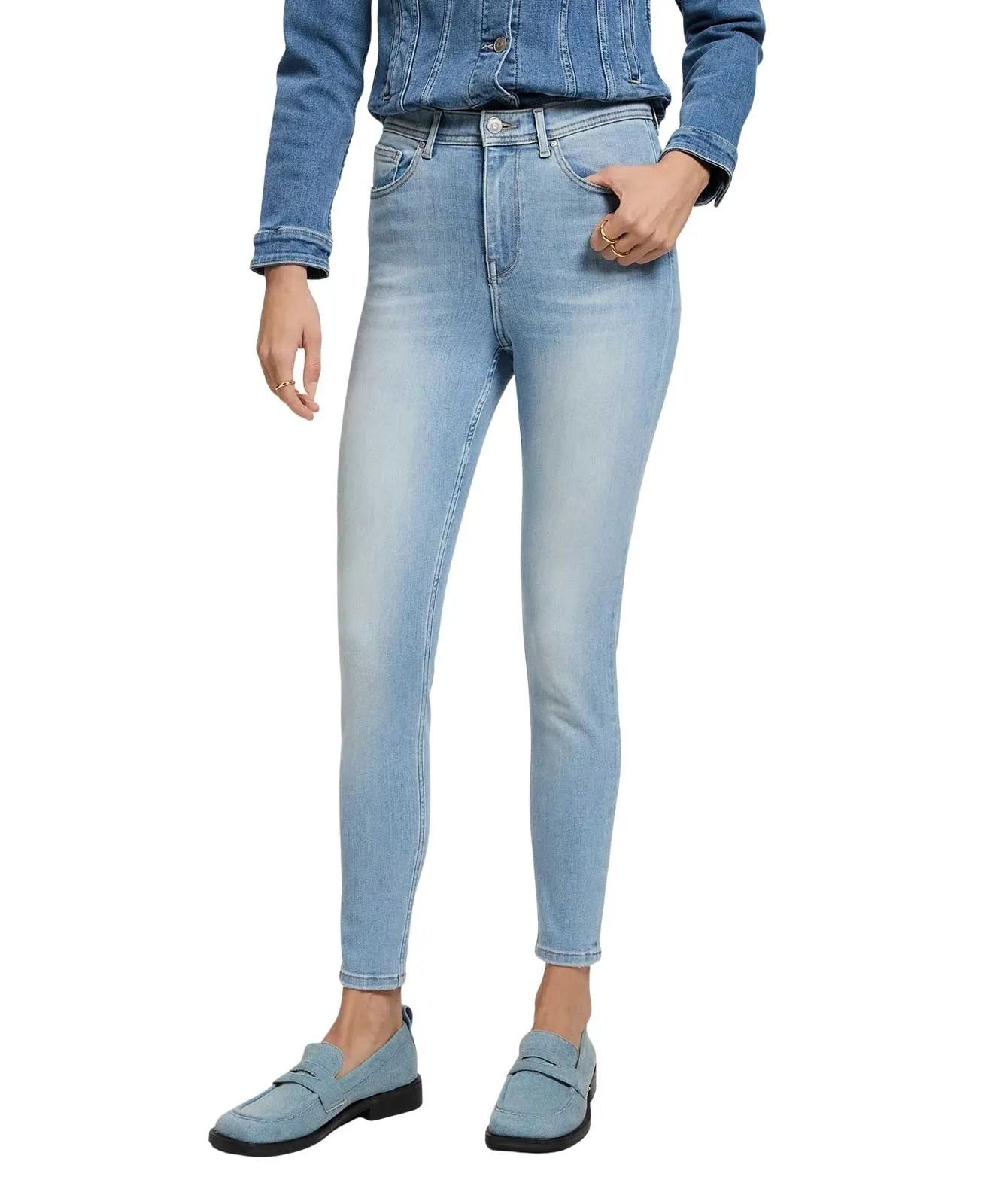 Damen Jeans Judy von Cross in Light Blue