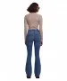 Damen Jeans Peggy von Pieces in Medium Blue
