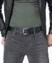 Herren Gürtel 402807 - 4cm Walkleder Gürtel von Bernd Götz in Schwarz
