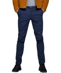 Jack & Jones Chino-Hose Marco Bowie in Dunkelblau