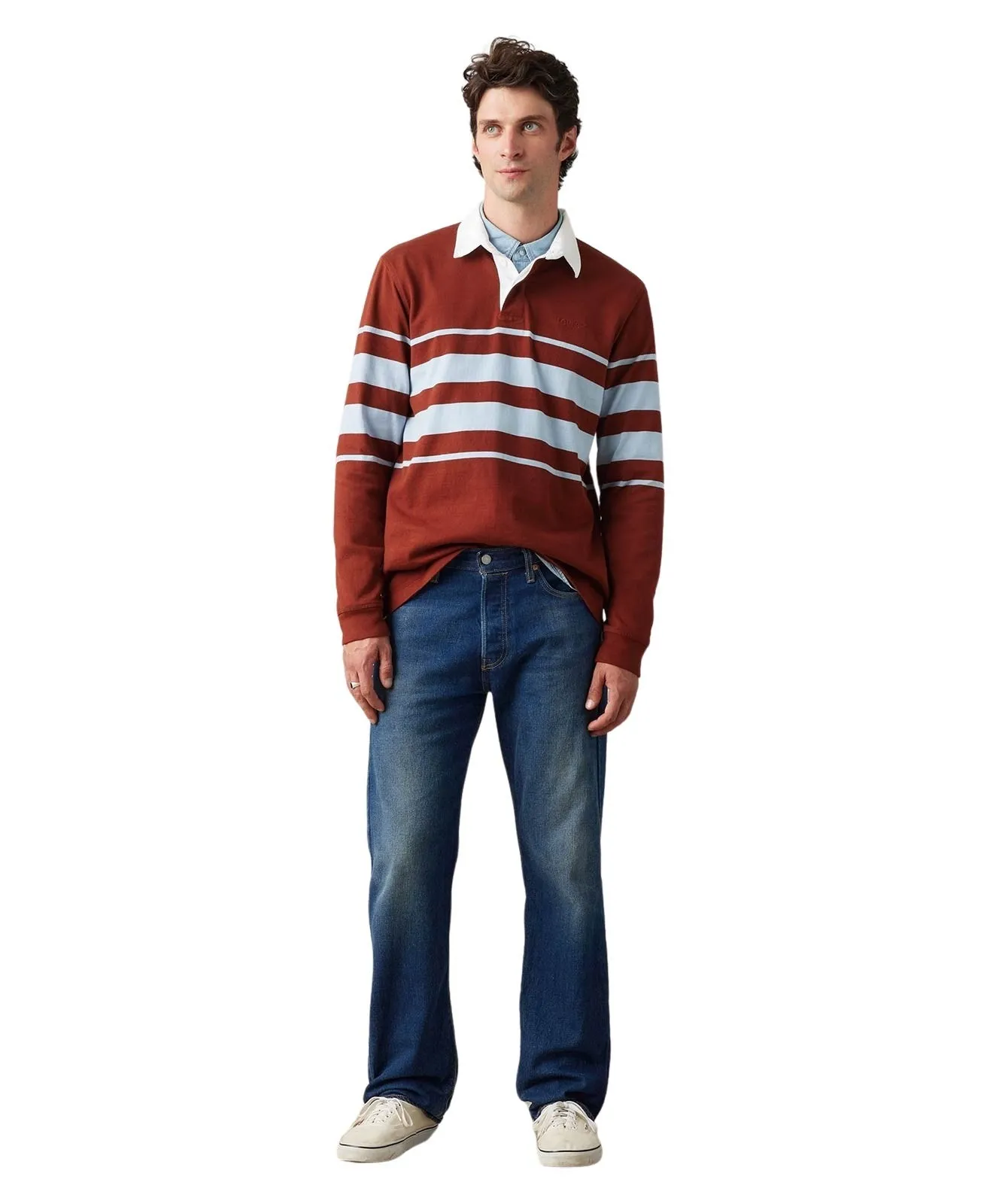 Herren Jeans 501 von Levis in It'S Time To Go Stretch