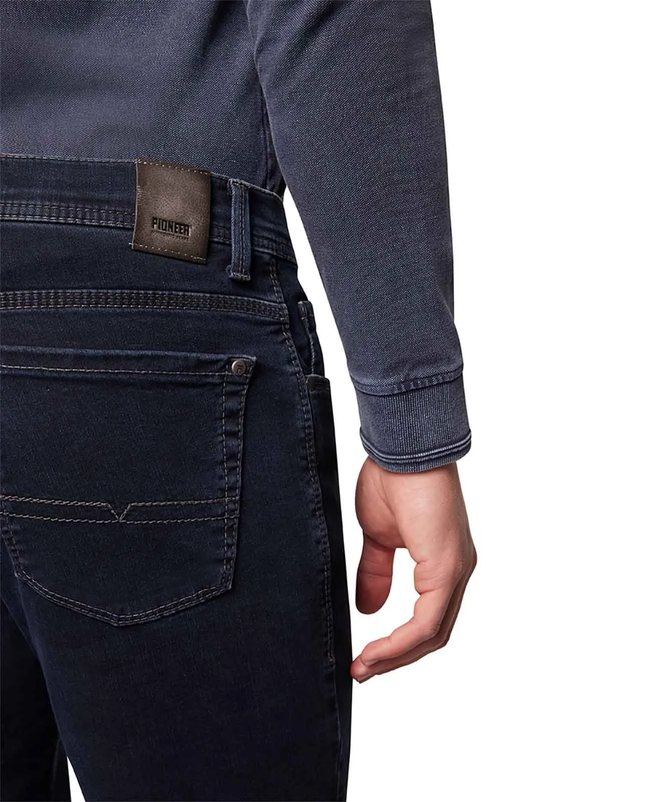 Herren Jeans Thomas 1601 von Pioneer in Blue/Black