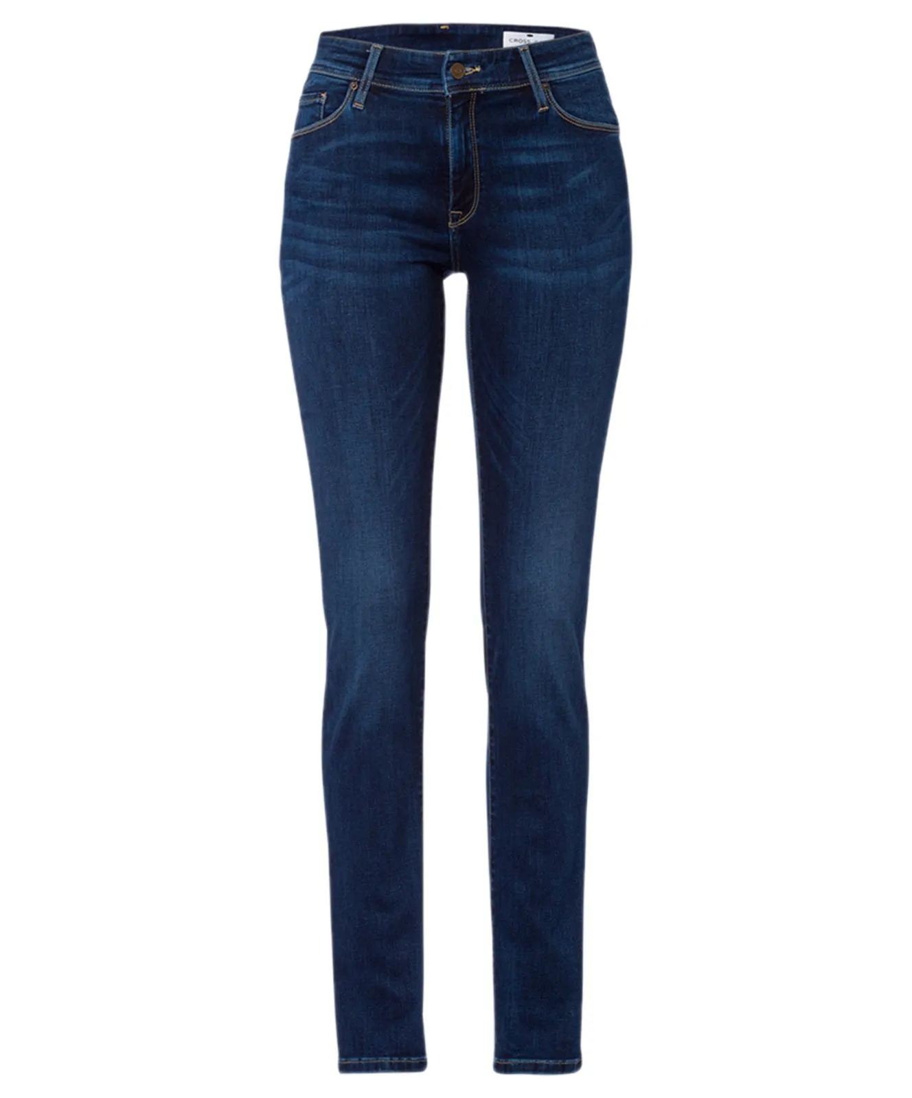 Damen Jeans Anya von Cross in Dark Blue Used