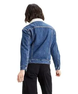 Levis Jeansjacke Ex-Boyfriend mit flauschigem Sherpa