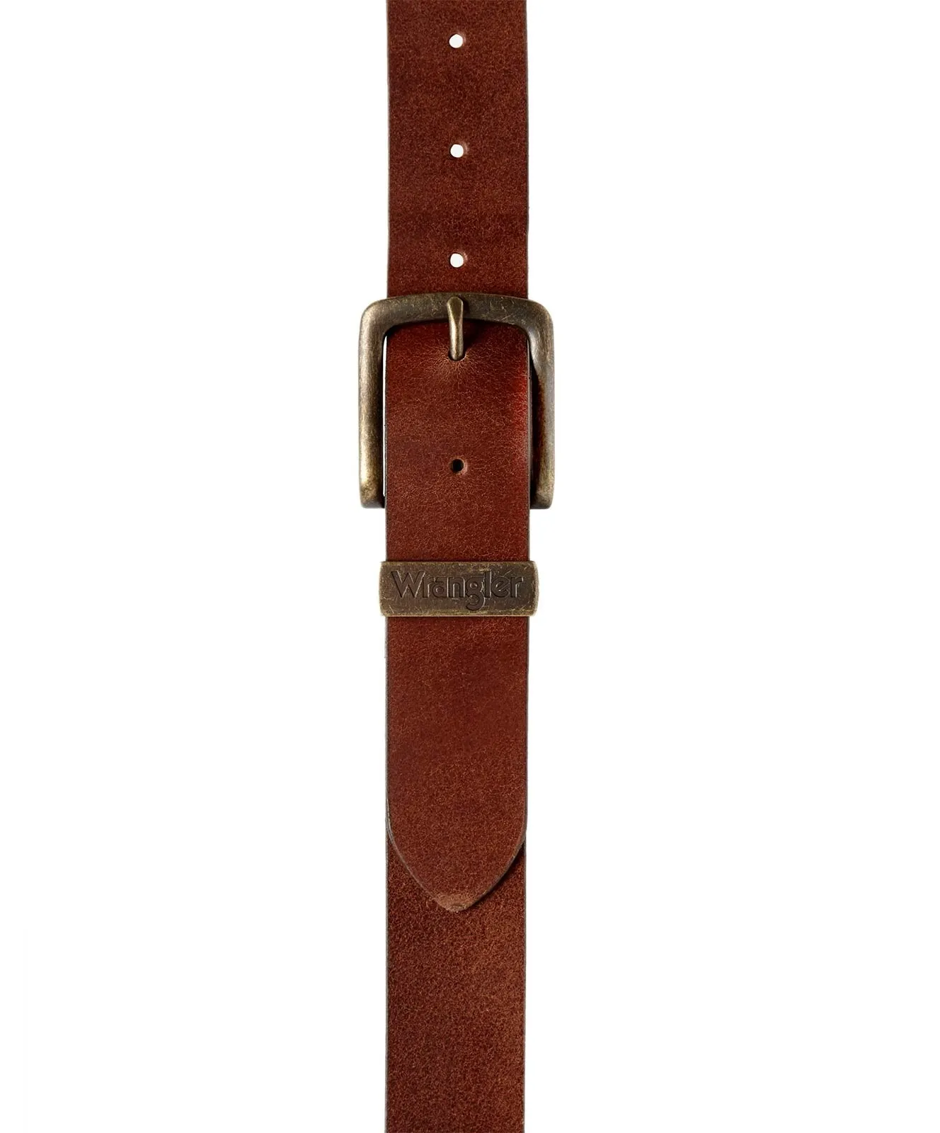Herren Gürtel Metal Loop von Wrangler in Cognac