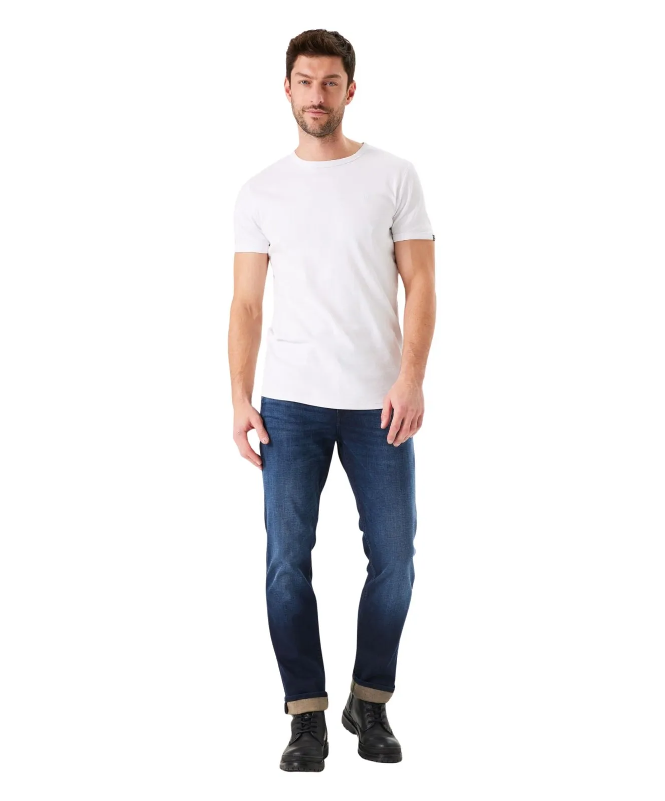Herren Jeans Rocko Straight von Garcia in Dark Used