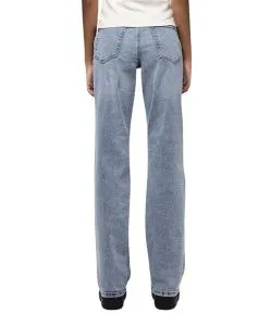 Pieces Kelly Jeans Straight Fit in Hellblau