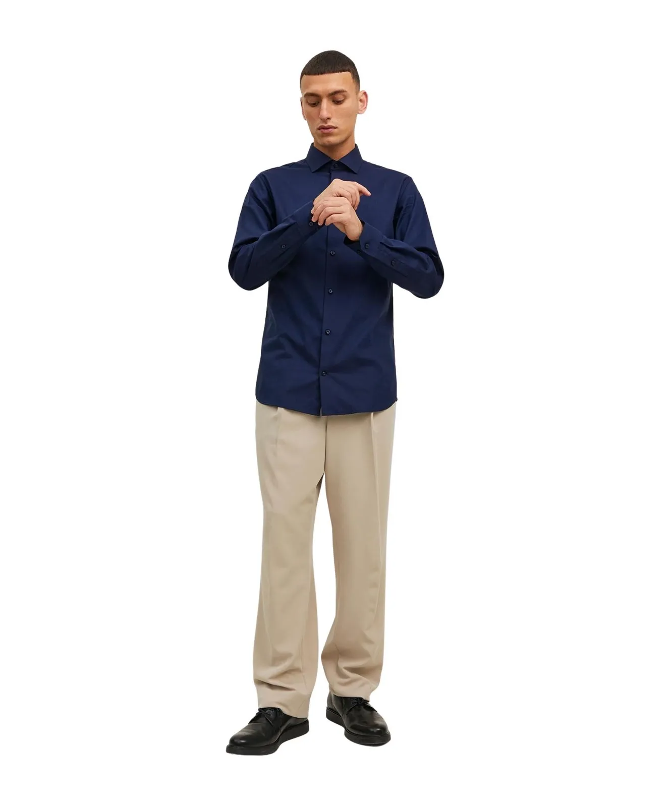 Herren Hemd Parker Shirt von Jack & Jones in Perfect Navy