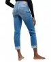 Damen Jeans Darleen Crop TU von Angels in Light Blue Used Destroyed