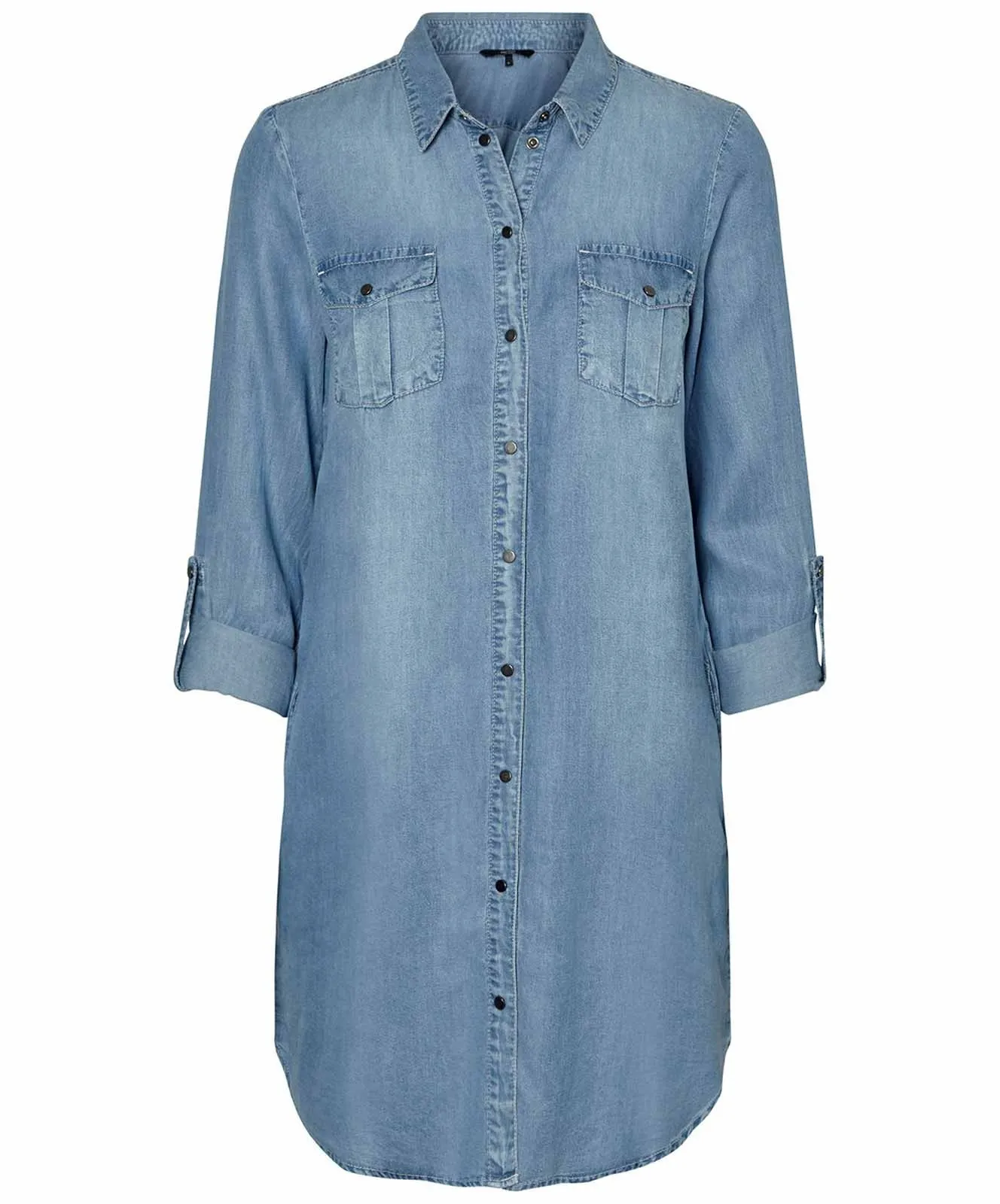 Damen Kleid Silla von Vero Moda in Light Blue Denim