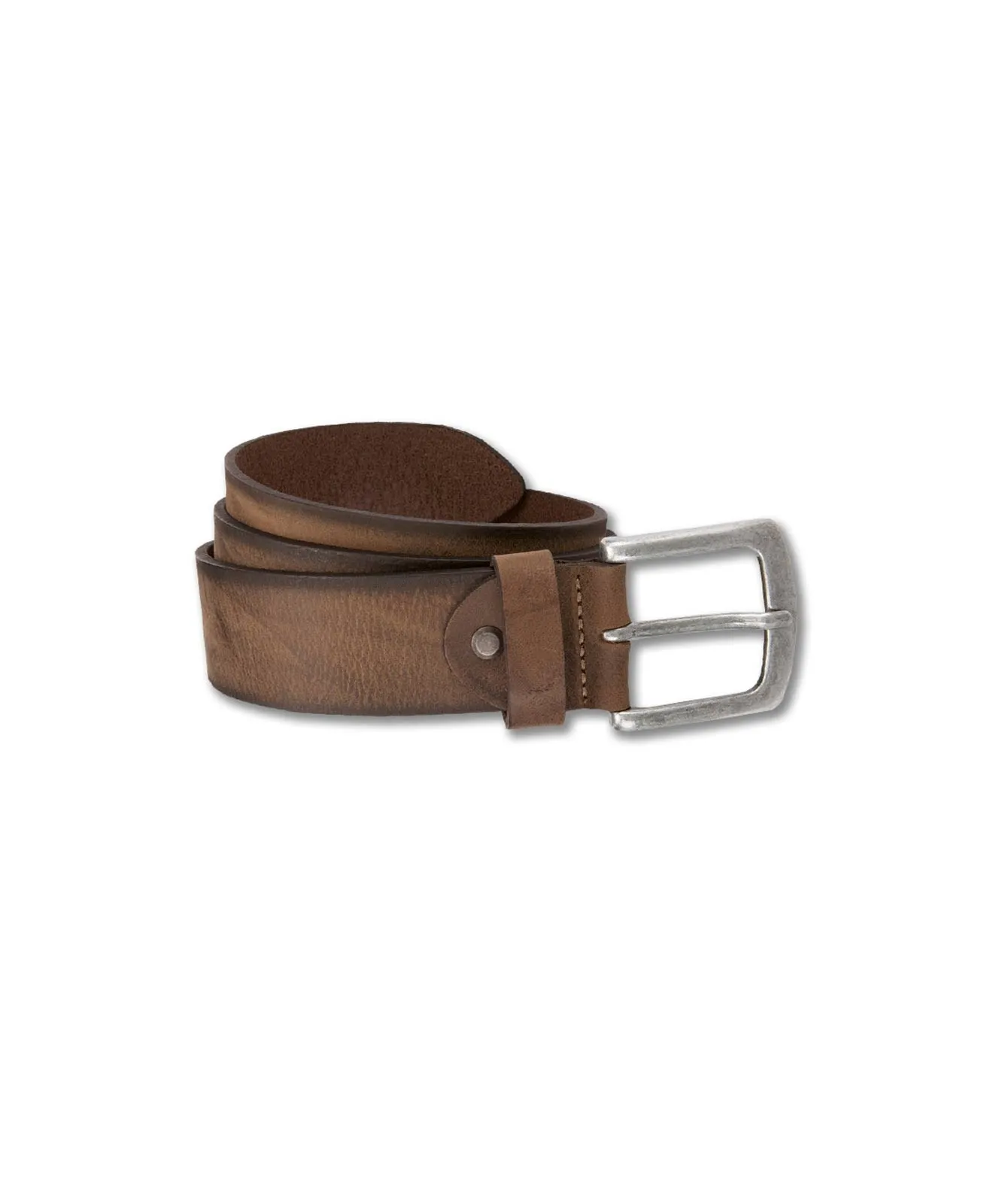 Herren Gürtel 4cm Büffel Ledergürtel von Bernd Götz in Braun